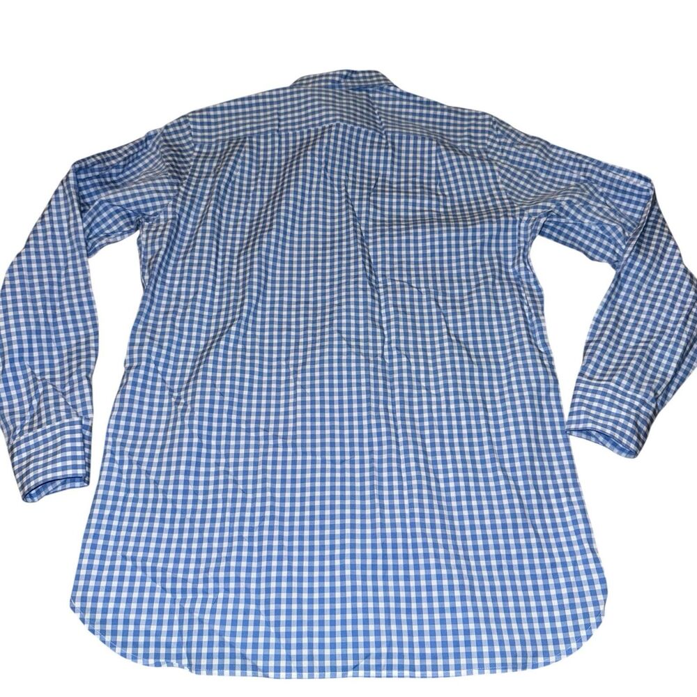 Southern Tide Shirt Mens Small Blue Plaid Long Sleeves Classic Fit Button Up - Picture 10 of 11